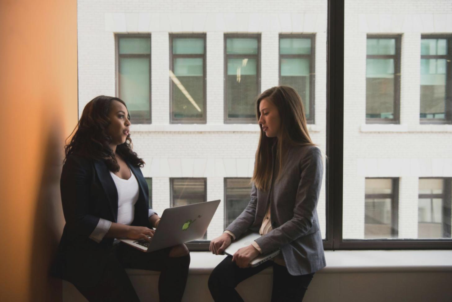 Entrepreneur reviewing financial documents at desk